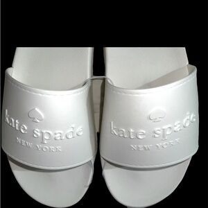 Kate Spade Women's Slides brand new, white , size 9